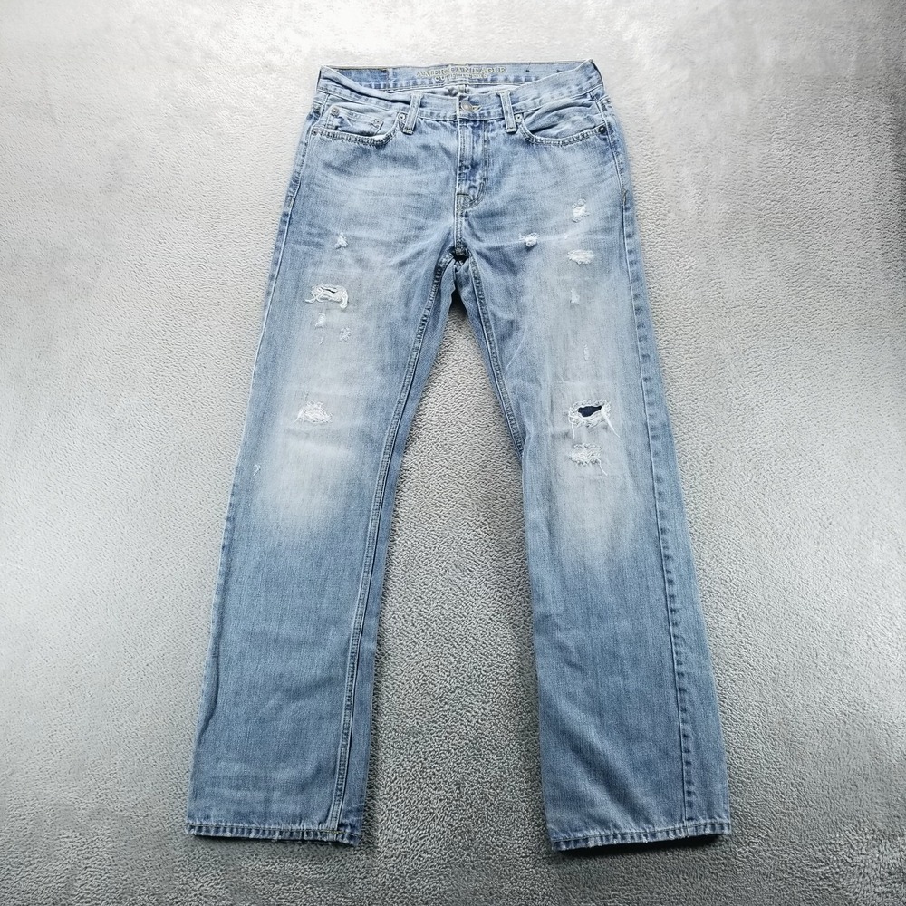 American Eagle Outfitters Faded Blue Bootcut Jeans